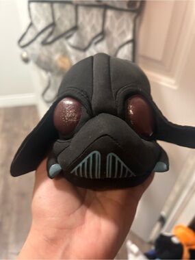 Angry birds darth vadet head